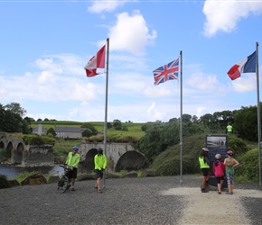 Pont de La Roque. The commune of Pont de la Roque was the object of a first allied bombardment on April 23, 1944. The bombers aim at the stone bridge built on the coastal river of Siena. Nearly 20 air raids were launched to destroy the bridge