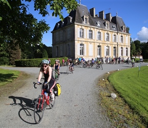 Louise leaves Chateau de Perron