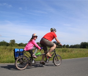 Mark and Jana near Carentan