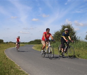 Louise, Rapinder and Jon near Carentan