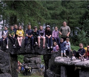 Children on Druids Temple