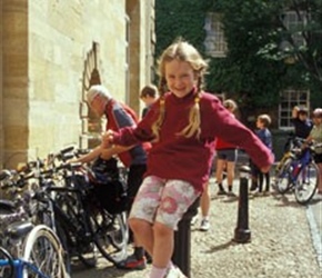 Louise on post at Blenheim