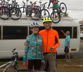 Jack and Christine at Nuevo Arenal