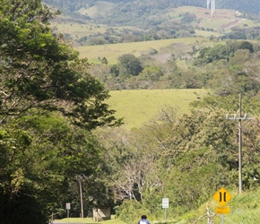 Descending route 6, heading north