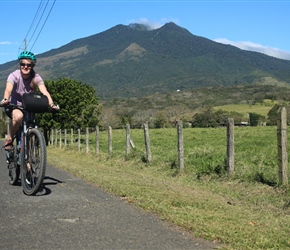 Sarah and  Miravalles Volcano