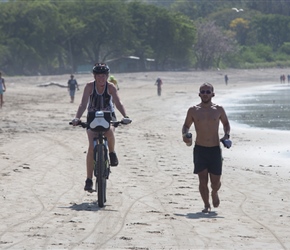 Karen and Estevan on Conchal beach