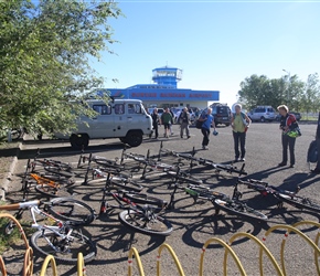 Hire Bikes laid out