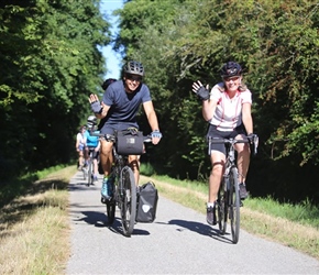 Gary and Karen on Cyclepath