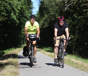 Robin and Mike Pinkerton on Cyclepath