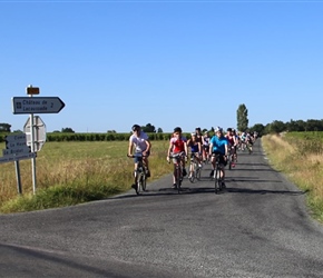 Gordon, Ben et al near Chateau Sentout