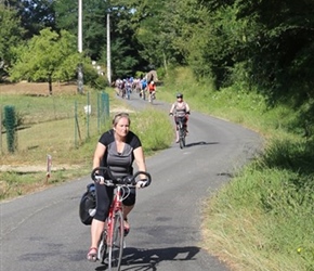 Pauline descends near Tabanac