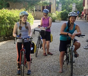 Louise and Kate at Chateau