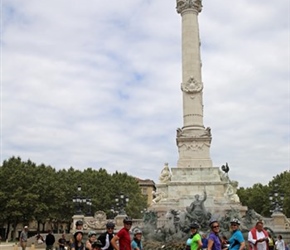 All by fountain in Bordeaux