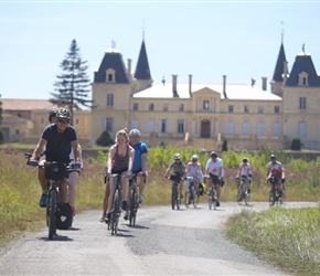 Gary and Abbie and Chateau near Bordeaux