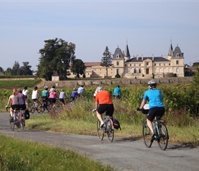 Towards Chateau near Bordeaux