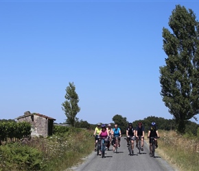 Adults near Chateau Sentout