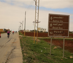 Heading towards the Dead Sea