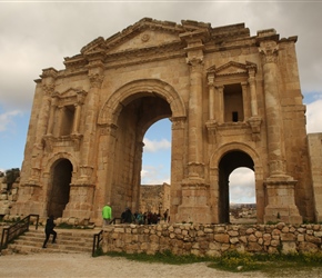 Hadrians Gate, built in AD129, it was twice as high in its heyday