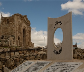 Jerash, sited north of Amman, we spent 4 hours exploring the impressive site