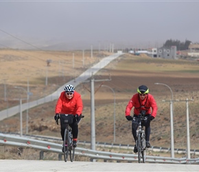 Laurinda and Simon on the fast gradual descent from the start