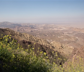 View over the plains from the coffee stop