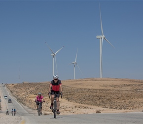 Tim passes the windmills