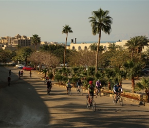 Leaving the Dead Sea Resort