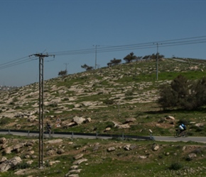 Just after coffee the road flattened out