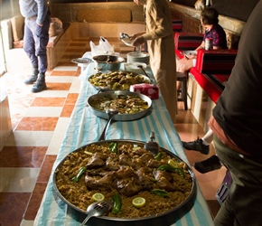 Lunch at the homestay