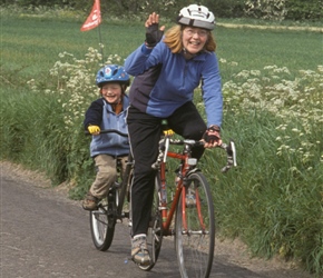 Penny and Oliver on the way to Martock