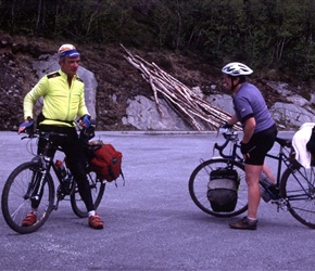 Rob M and Linda on the high road