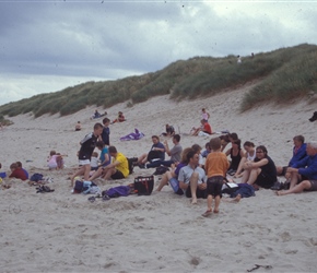 On the beach at Bamburgh