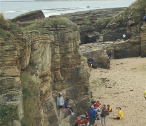 Rock climbing at Rumbling Kern