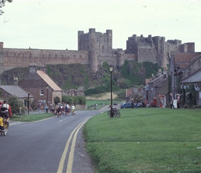 Entering Bamburgh