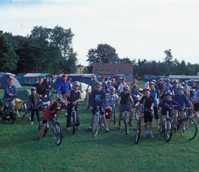 Final line up at the campsite