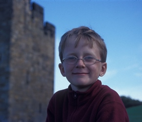 James at Alnwick Castle