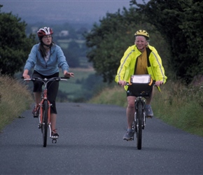 Hannah and Judy on route to Masham