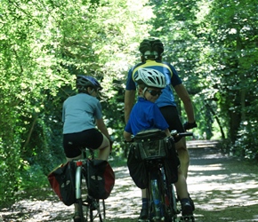 Reuban on the Cyclepath