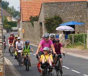 Kate and Harriett leave Pirou