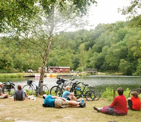 By the lake at Mont Castre