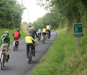 The Veloroute, part of a network of cycle routes around Périers