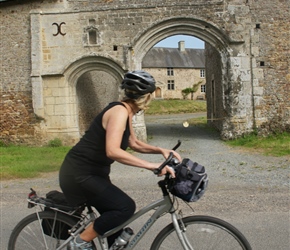 Glynis passes Gonfreville Manor