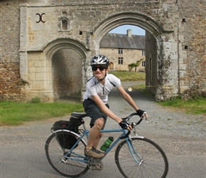 Christopher passes Gonfreville Manor