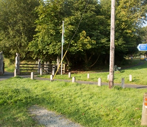 There is alovely off road Systrans route linking Rhayader to the Eden Valley. Passing along an old railway and through a nature reserve the surface is fine for touring bikes