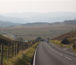 Descending from the pass to the east of Maesglase. 