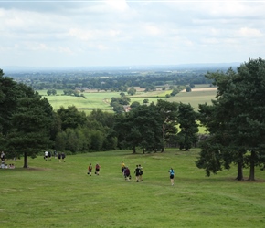 Descending from the cattle through extensive grounds