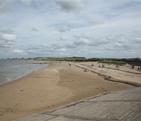 Lunch at Leasowe Beach