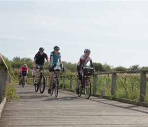 Gordon, Karen and Hiliary on boardwalk