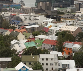 You can take the lift up the tower of Hallgrímskirkja, for lovely views across the capital