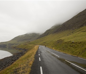 Along the edge of Hvalfjordur